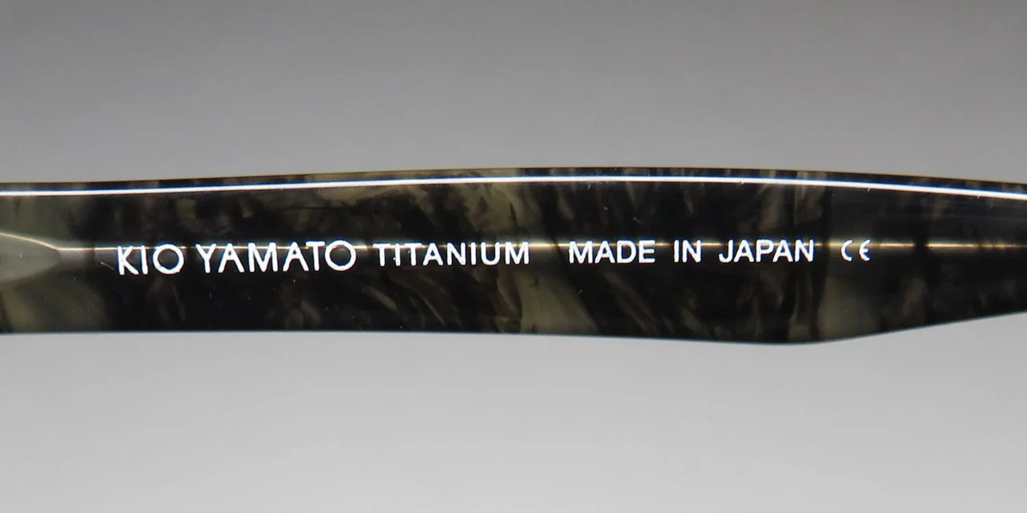 KIO YAMATO KT-348 TITANIUM HALF-RIMLESS GENIUNE JAPANESE EYEGLASS FRAME/GLASSES
