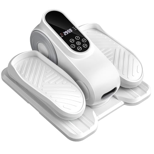 Under Desk Exercise Machine, Electric Leg Exerciser As Seen On TV, 12 Speed Foot Exerciser While Sitting for Seniors, Portable Mini Seated Pedal Exerciser for Home Office