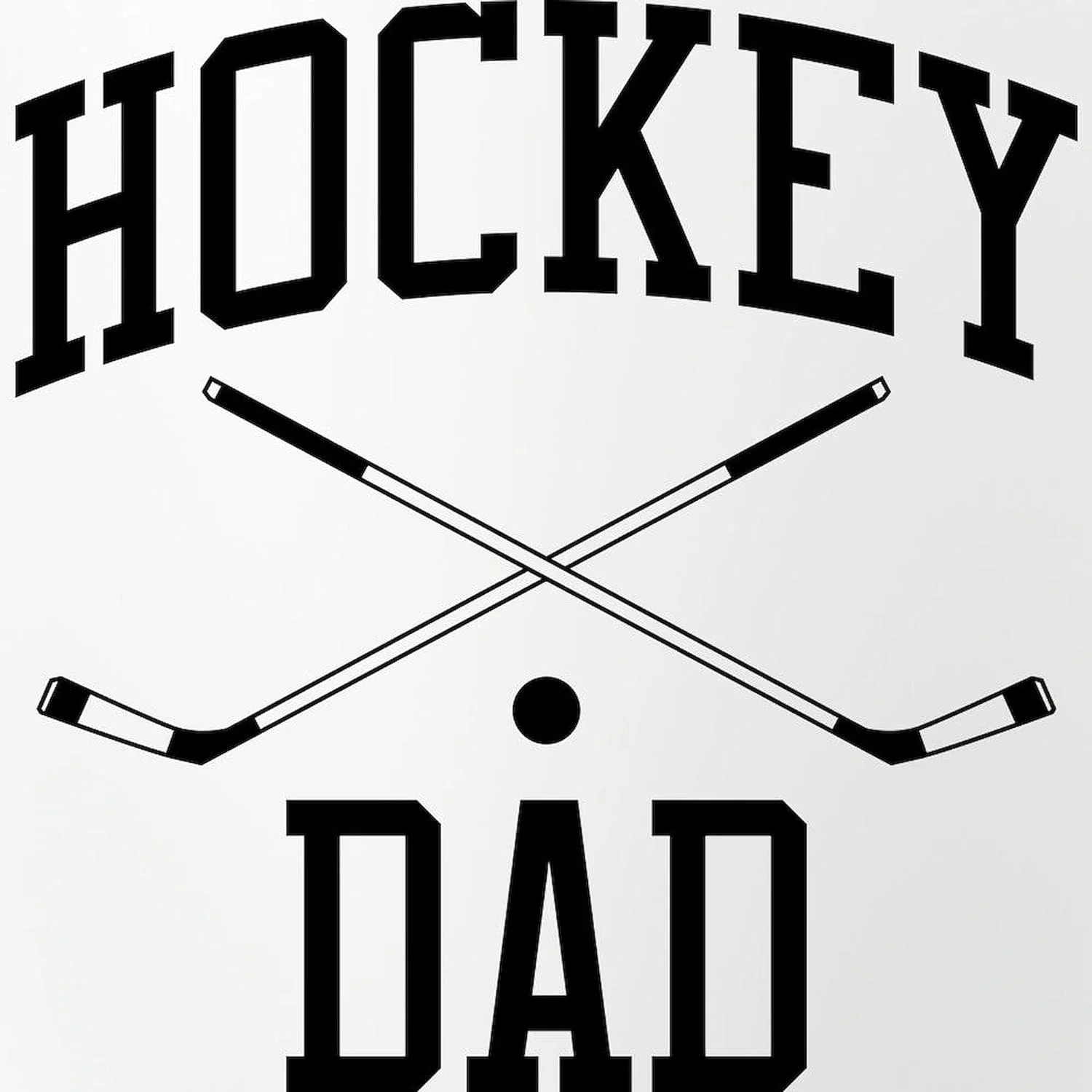 Hockey Dad Pin Glass, 16 Oz. Drinking Glass
