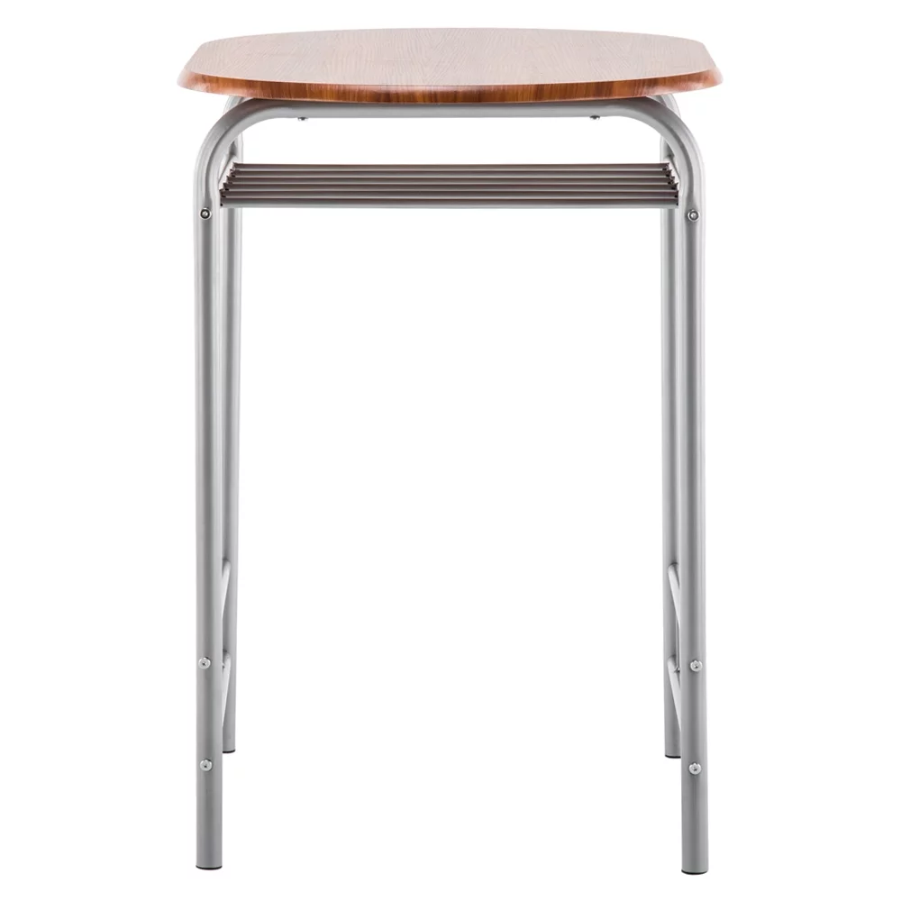 3PCS Dining Table Set 2 Chairs Wood Metal Kitchen Breakfast Living Room Furniture