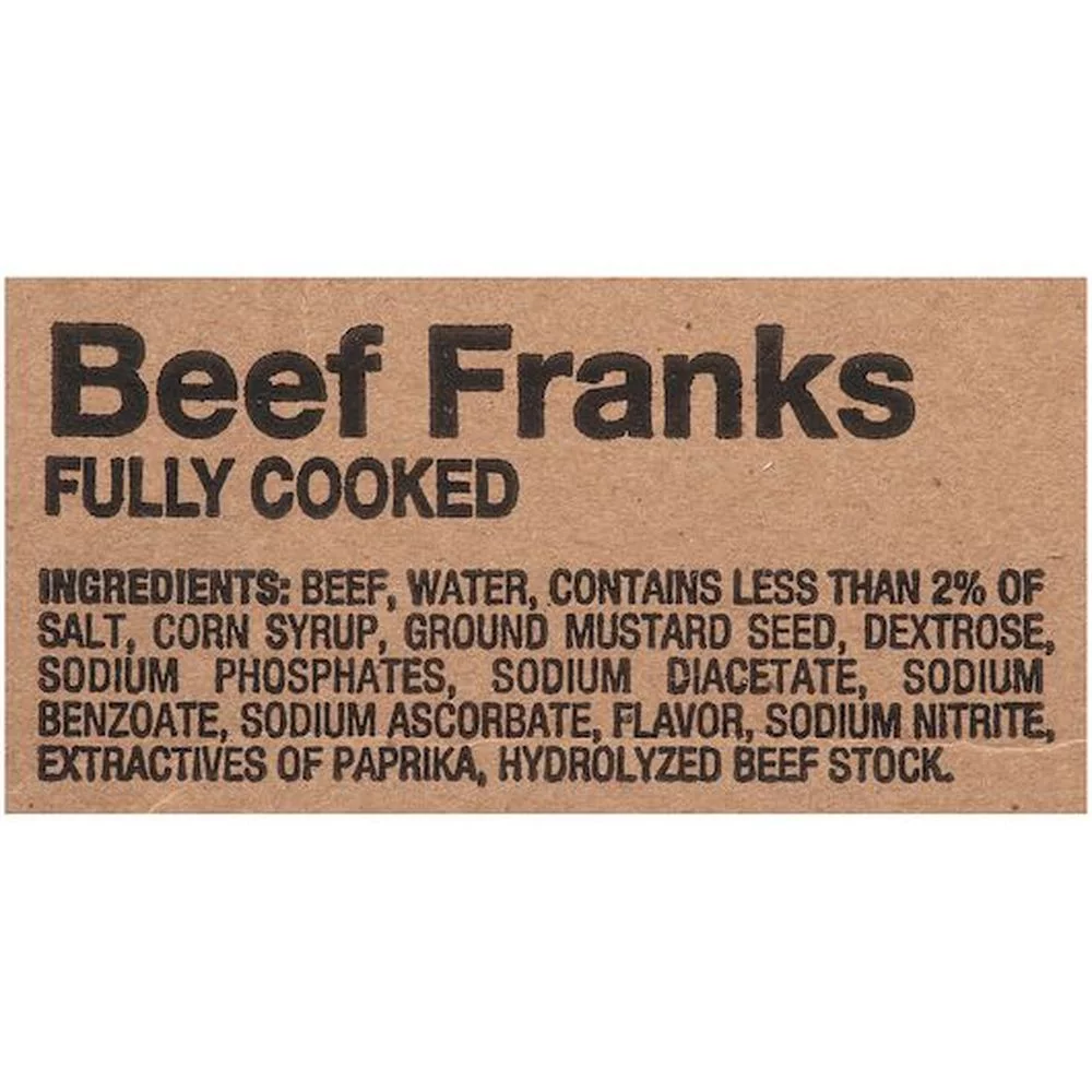 Kraft Frozen Oscar Mayer Beef Frank - Hot Dog, 10 Pound