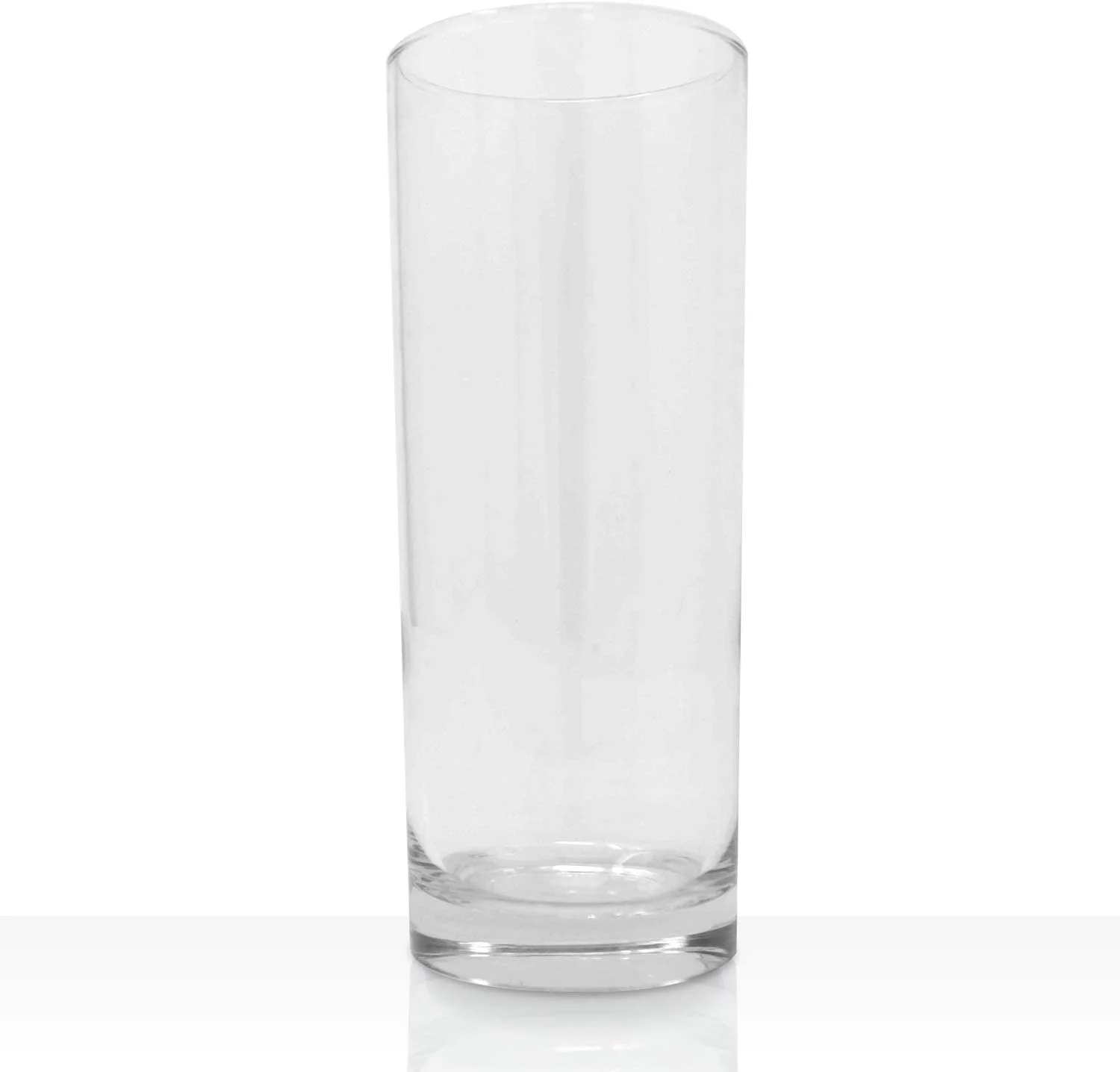 Vikko Water Glasses, Set of 12 Drinking Glasses, Thick and Durable Tumbler, 10 Ounce Tall Kitchen Glasses, Dishwasher Safe Highball Glass Tumbler, Heavy Duty Cups