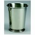 Creative Gifts International  10 oz Pewter Mint Julep Cup with 3.75 in. - Green