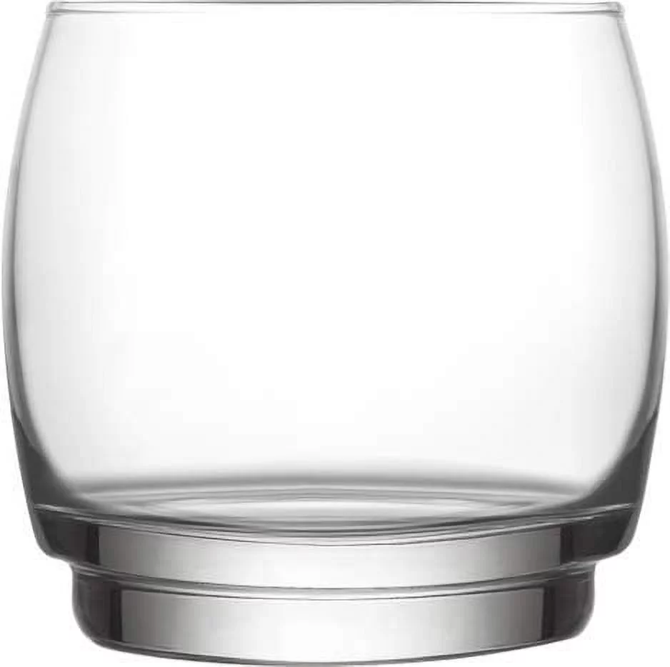 Madison Whiskey Glasses, 11 Ounce | Weighted Bottom to Prevent Tipping – Beautiful Seamless Construction – Set of 12 Large Glass Whisky Tumblers – 3” x 3.1”