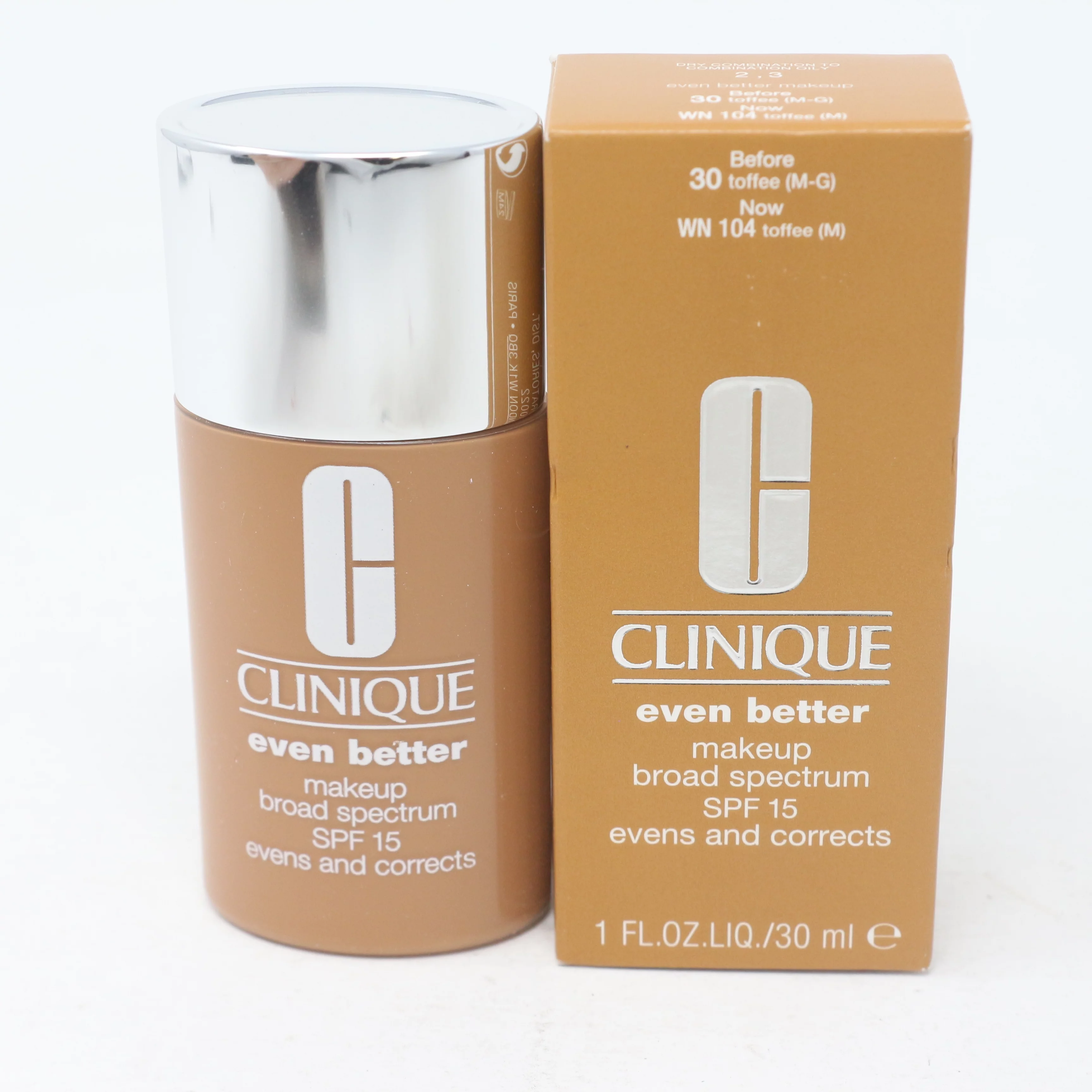 Clinique Even Better Makeup SPF 15, [30} Toffee 1 oz