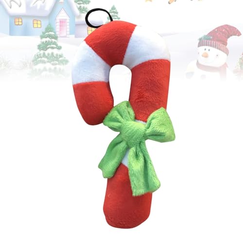 Dog Chewing Aggressive Chewers Christmas Design with Sound Squeaky Puppy Holiday Fun Interactive Chew Small to Medium Dogs