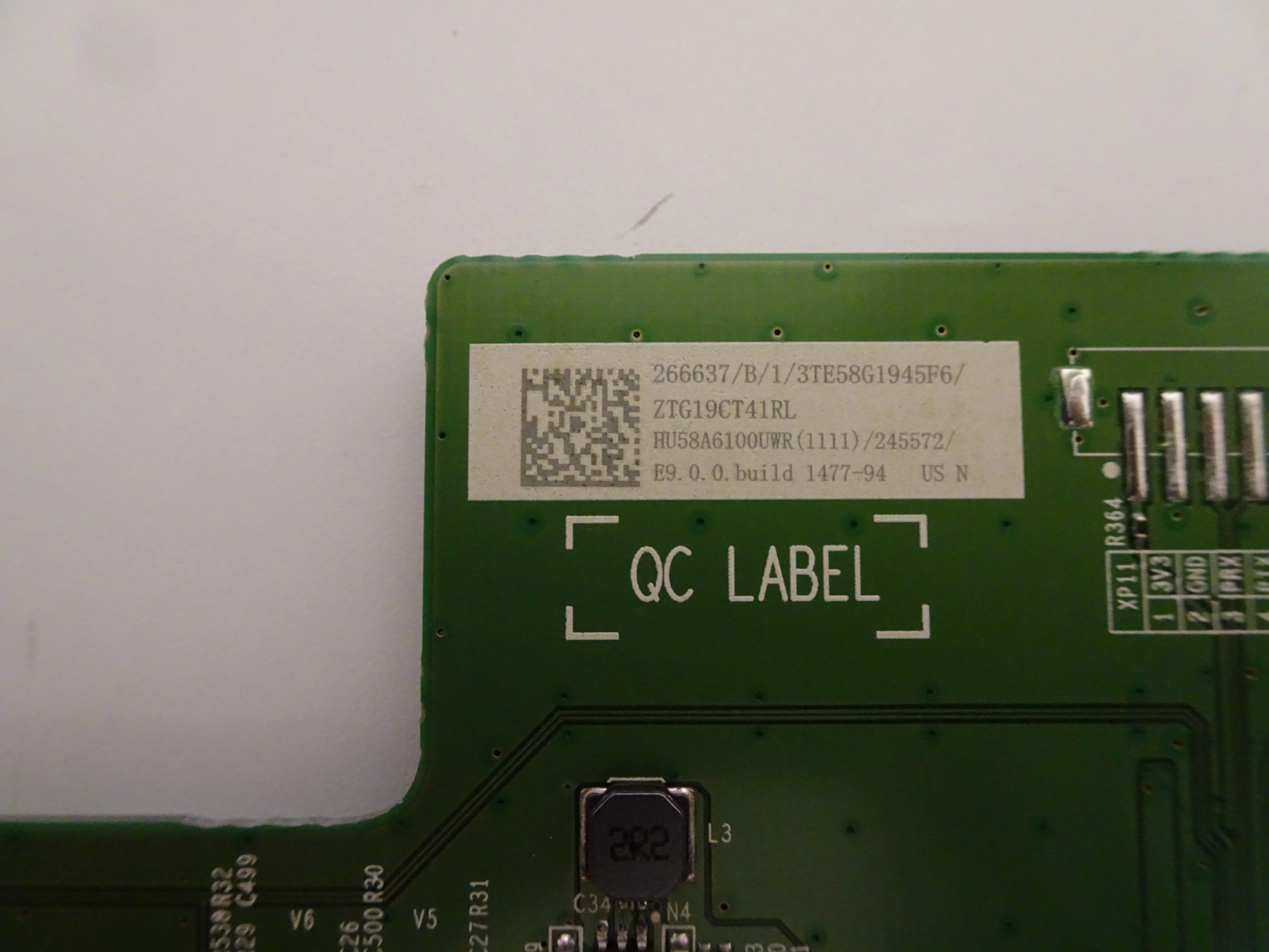 Hisense 58R6E Main Board (245572, RSAG7.820.8593/ROH) 266637