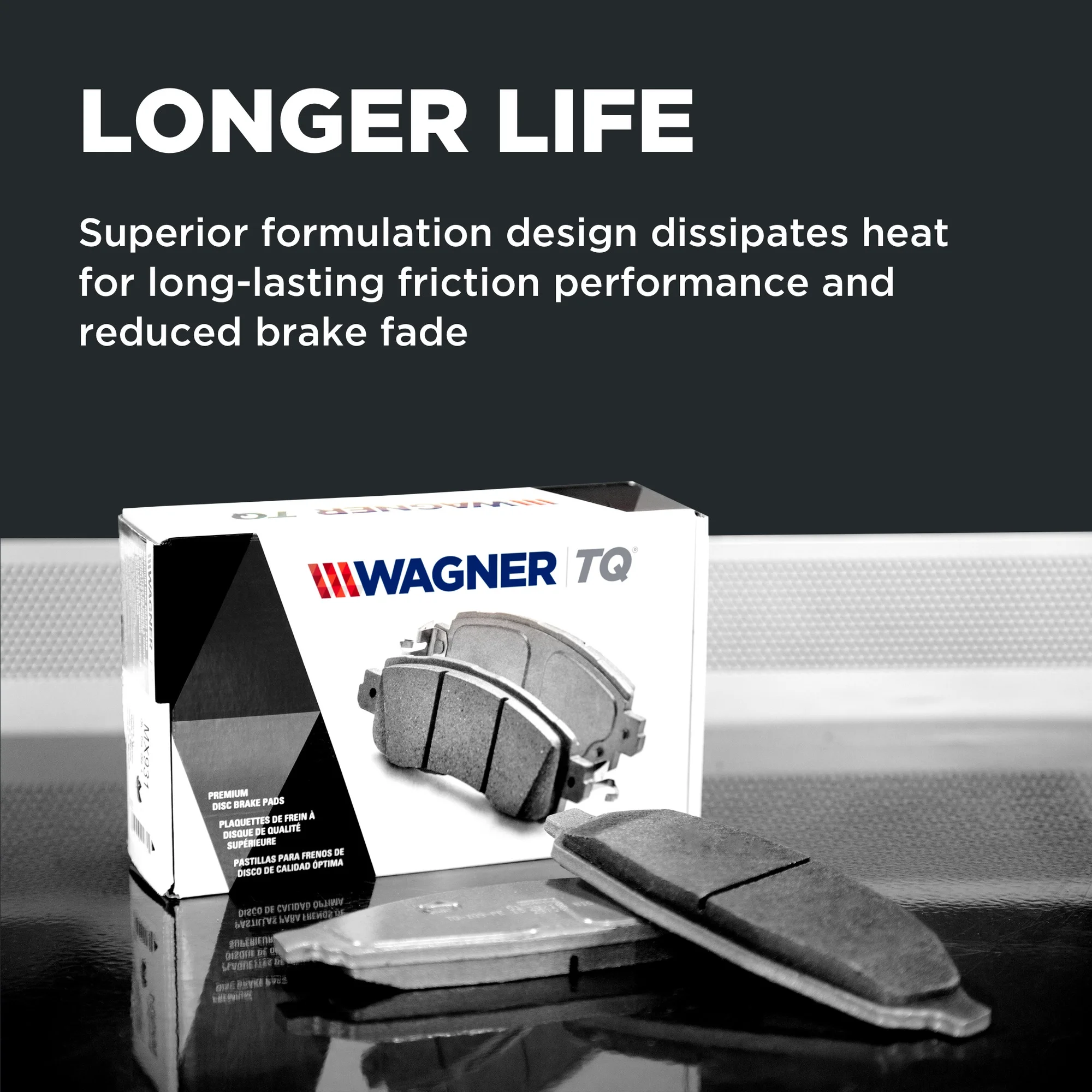 Wagner ThermoQuiet MX84 Semi-Metallic Disc Brake Pad Set