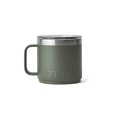 YETI Rambler 14 oz Stackable Mug, Vacuum Insulated, Stainless Steel with MagSlider Lid