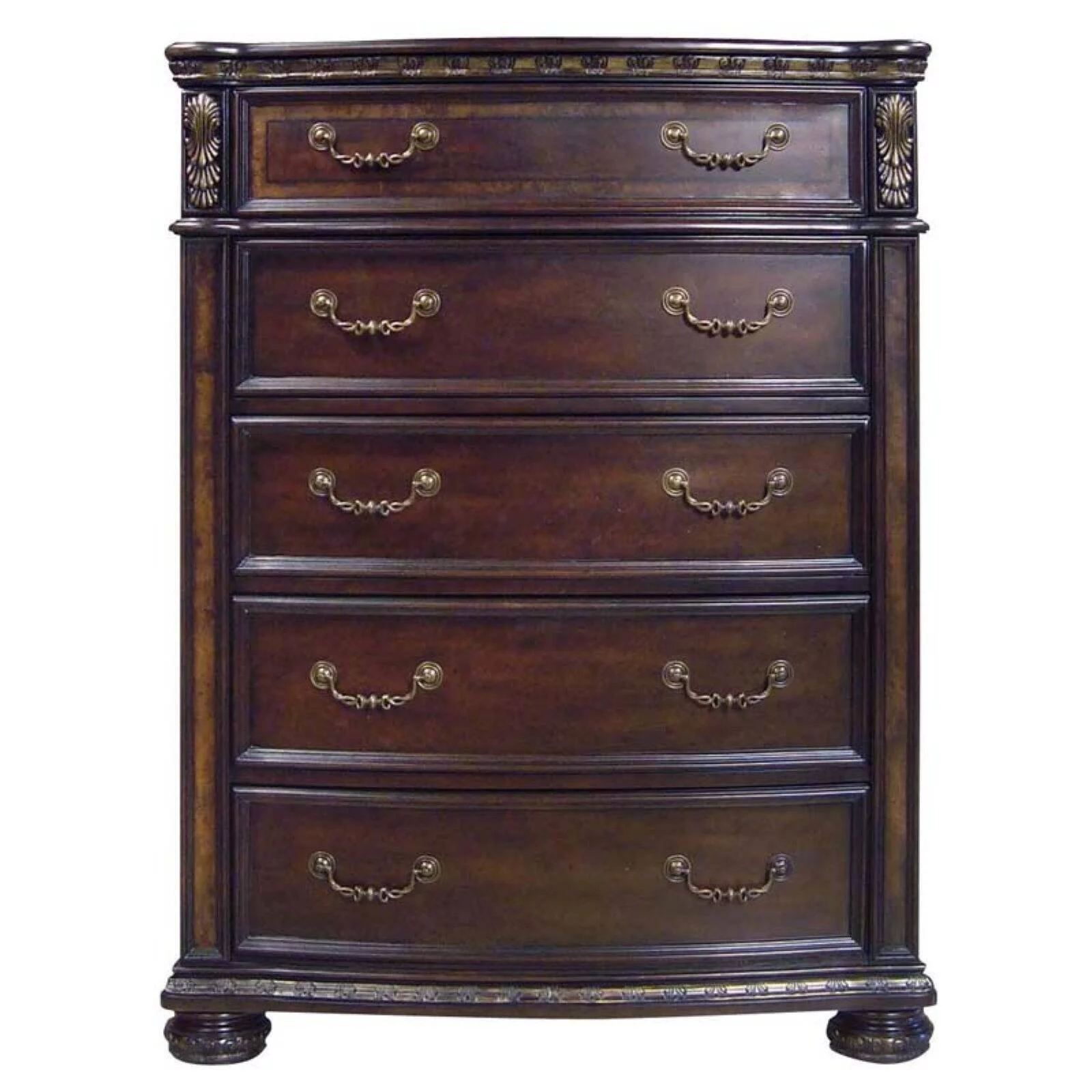 Steve Silver Monte Carlo Rich Cocoa Chocolate 5-drawer Lift Top Chest