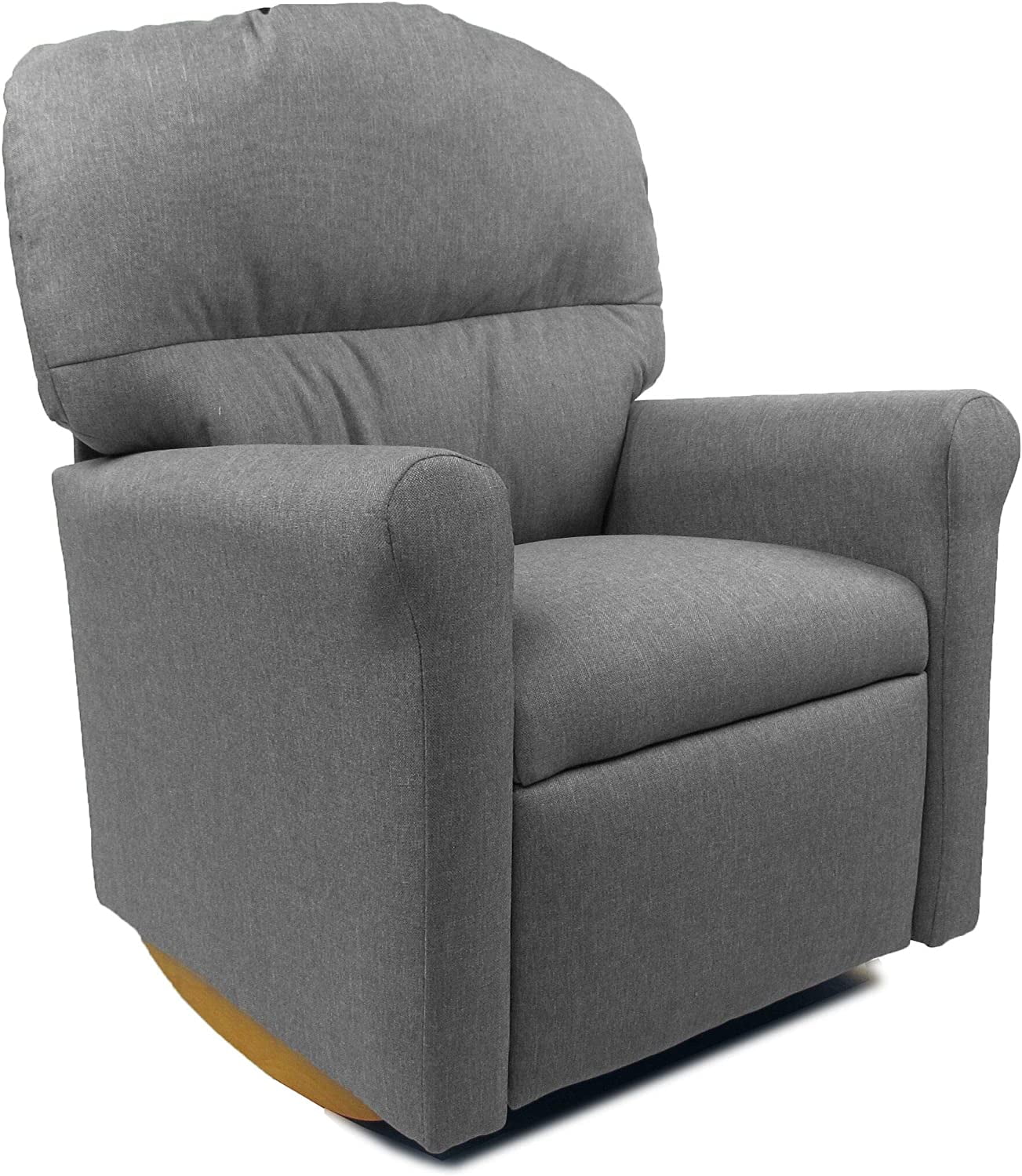 Contemporary Ash Grey Rocker Recliner (15010)