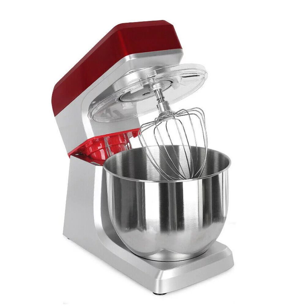 DENEST 1.2KW Household Commercial Six Speed Electric Food Mixer Dough Mixer Egg Beater