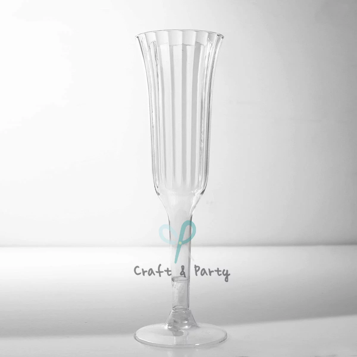 002-Event Celebration-WEDDING-PLASTIC WINE CHAMPAGNE FLUTES DISPOSABLE GLASSES
