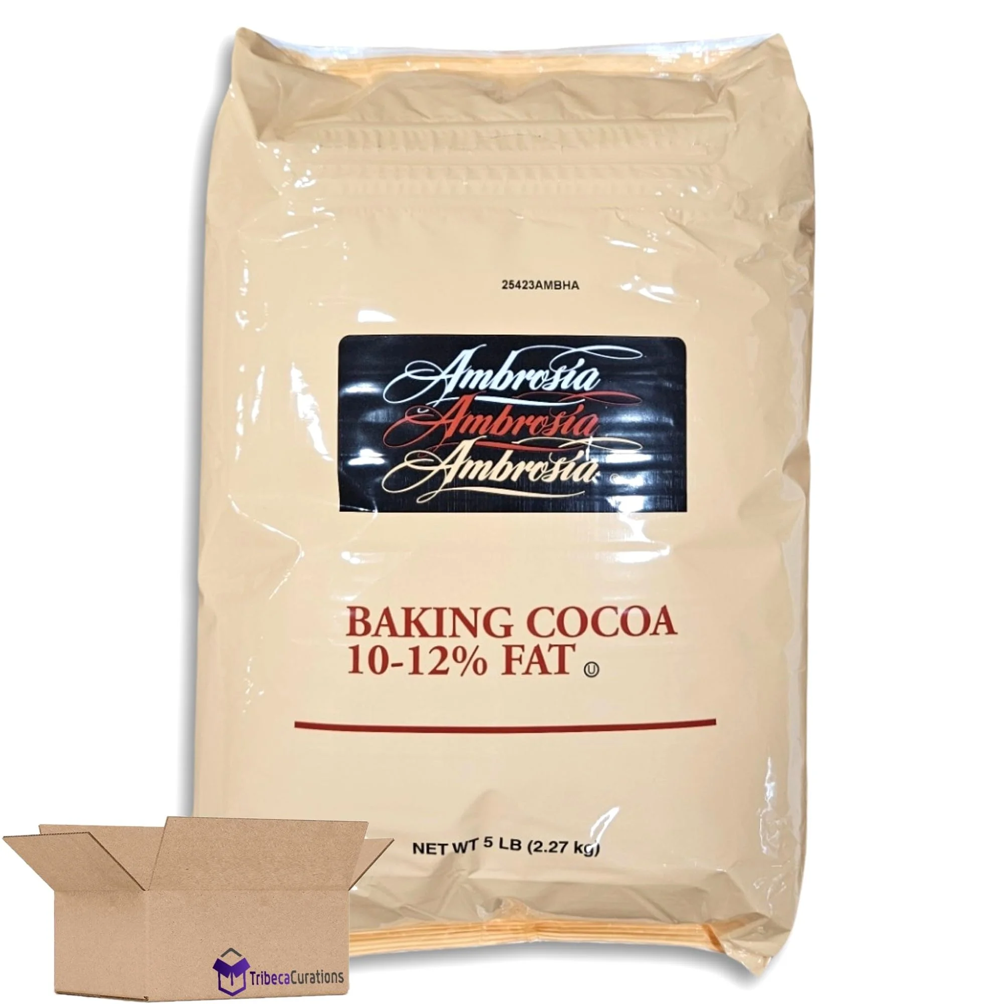 Baking Cocoa Powder (10-12% Fat) Value Pack | Bundled by Tribeca Curations | 5 Pound Bag