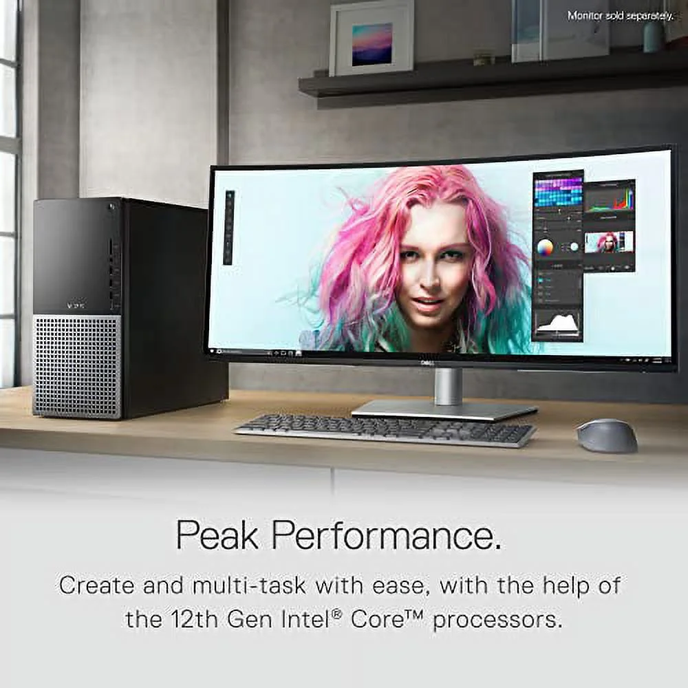 Restored Dell XPS 8950 Desktop Computer - 12th Gen Intel Core i7-12700K, 16GB DDR5 RAM, 512GB SSD + 1TB HDD, NVIDIA GeForce RTX 3060 12GB, Wi-Fi 6, VR Ready, Air Cooled, Bluetooth, Windows 11 Home - Black (Refurbished)