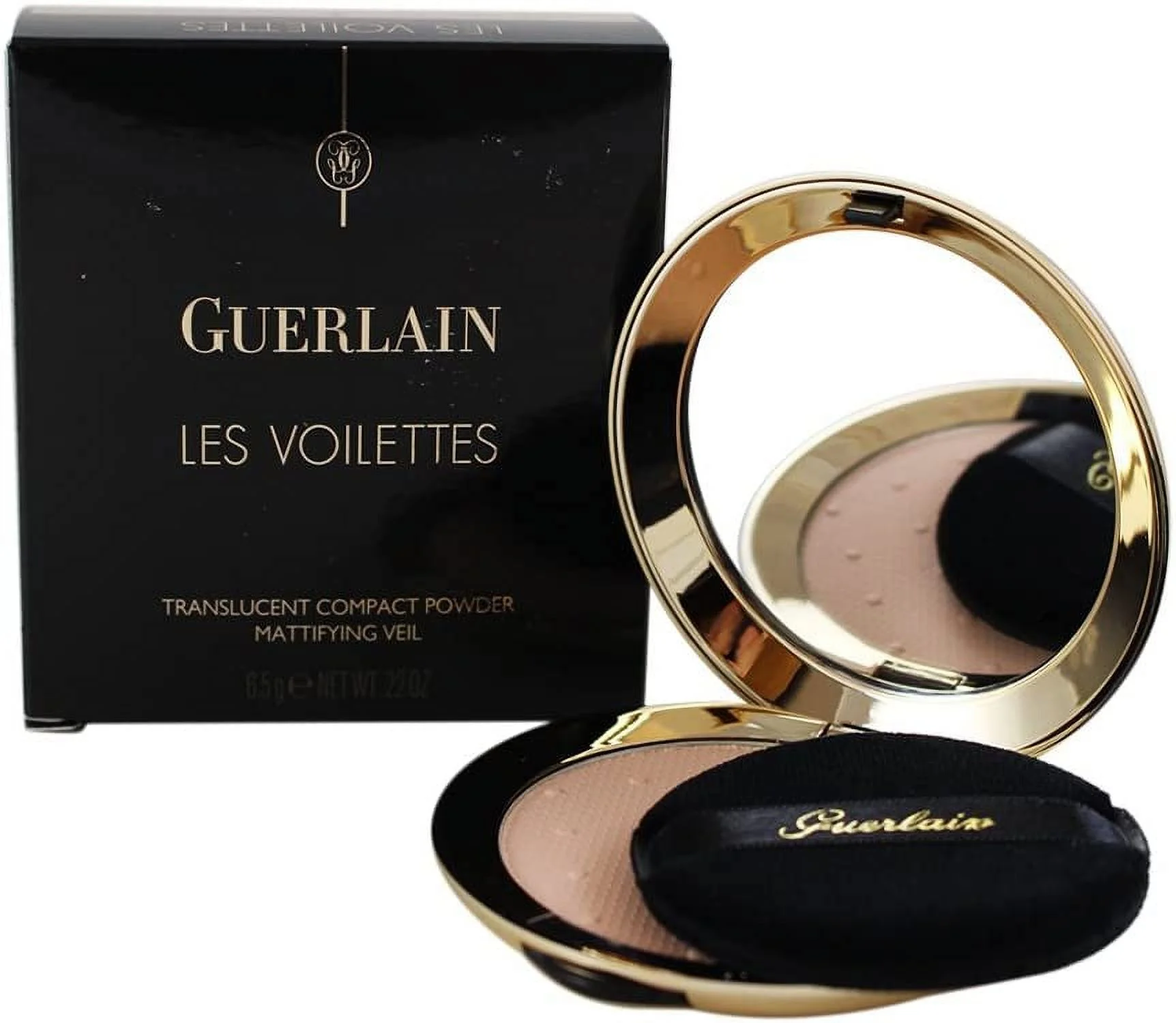 Les Voilettes Translucent Powder, No. 2 Clair Compact, 0.22 Ounce