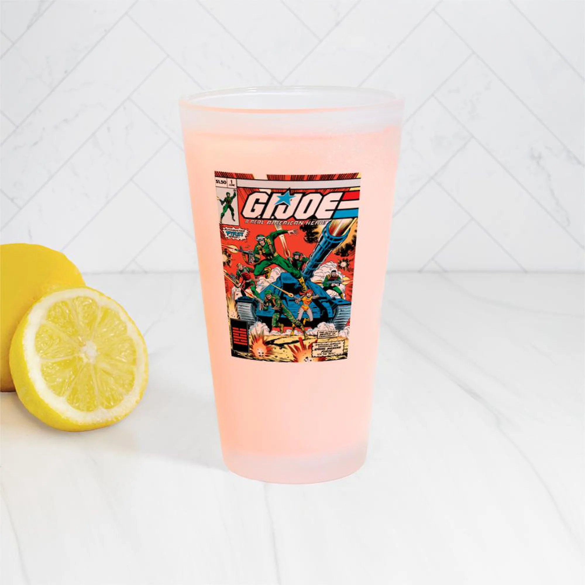 CafePress - G.I. Joe First Issue - Pint Glass, Drinking Glass, 16 oz. CafePress