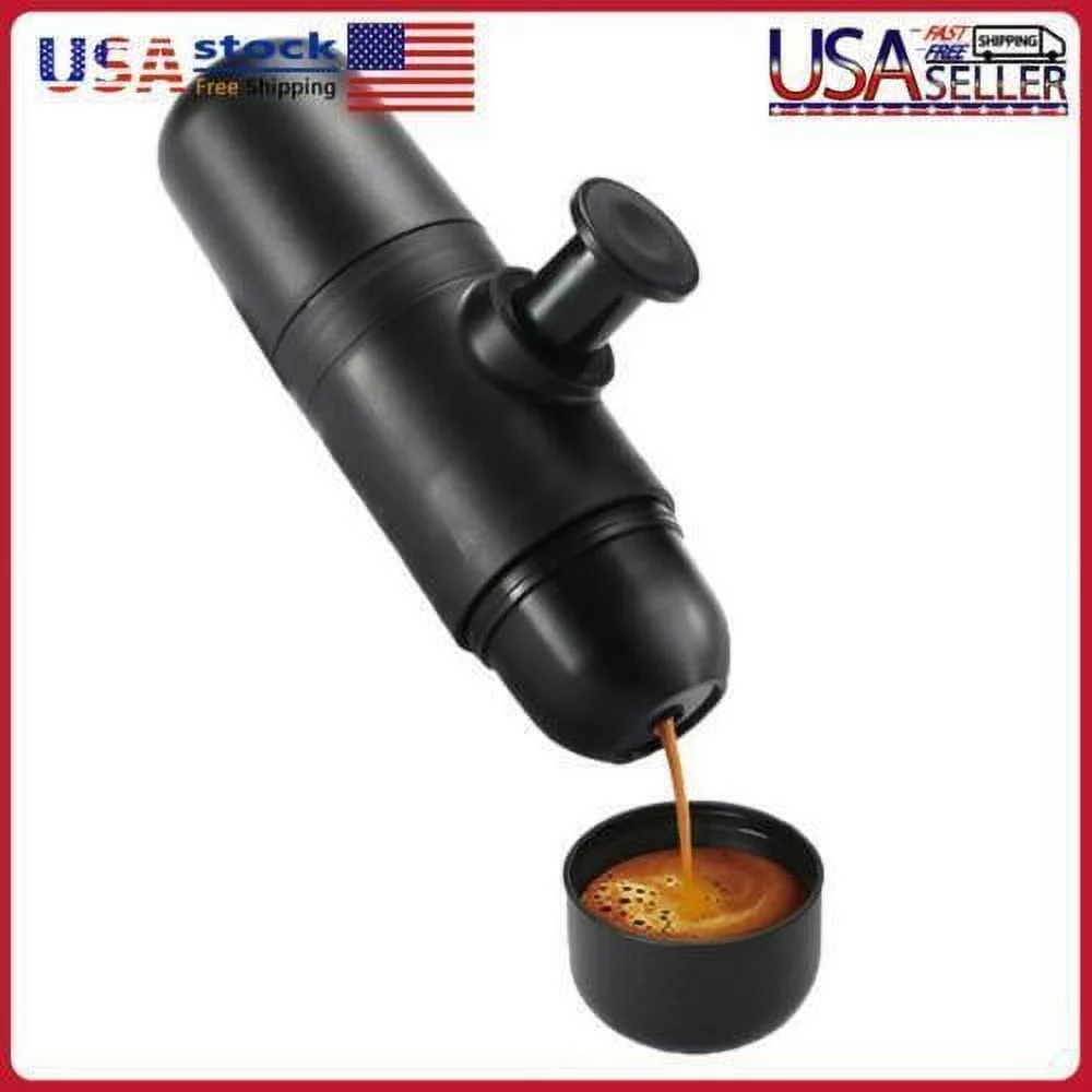 Portable Coffee Maker Espresso Mini Manual Handheld Home Travel Ground