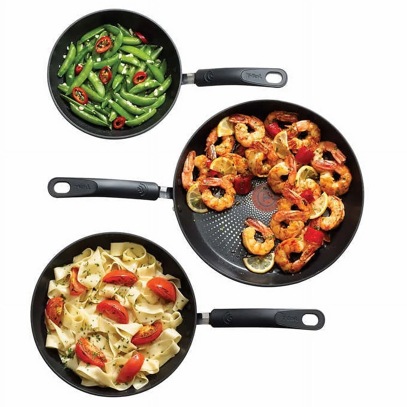 T-Fal 3-piece Fry Titanium Nonstick PFOA-Free - 8