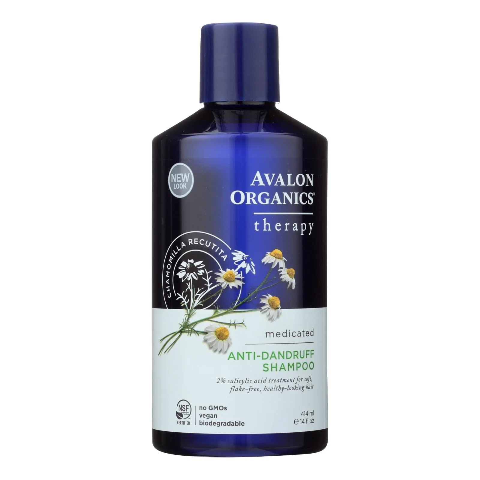 Avalon Active Organics Shampoo - Anti Dandruff - 14 oz