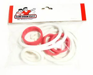 Brunswick Aspen Pinball Machine Replacement Repair Rubber Ring Kit White