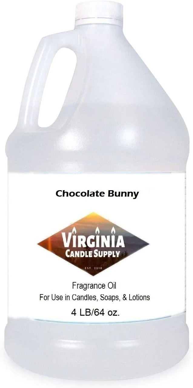 Chocolate Bunny Fragrance Oil 64 oz Bottle for Candle Making, Soap Making, Tart Making, Room Sprays, Lotions, Car Fresheners, Slime, Bath Bombs, Warmers