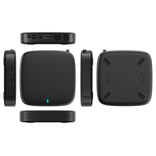 MAG555 Streaming Media Player Google TV™ 2025 | 4K HDR | Voice Remote | Dual-Band Wi-Fi | Chromecast Built-in | HDMI + AV Output