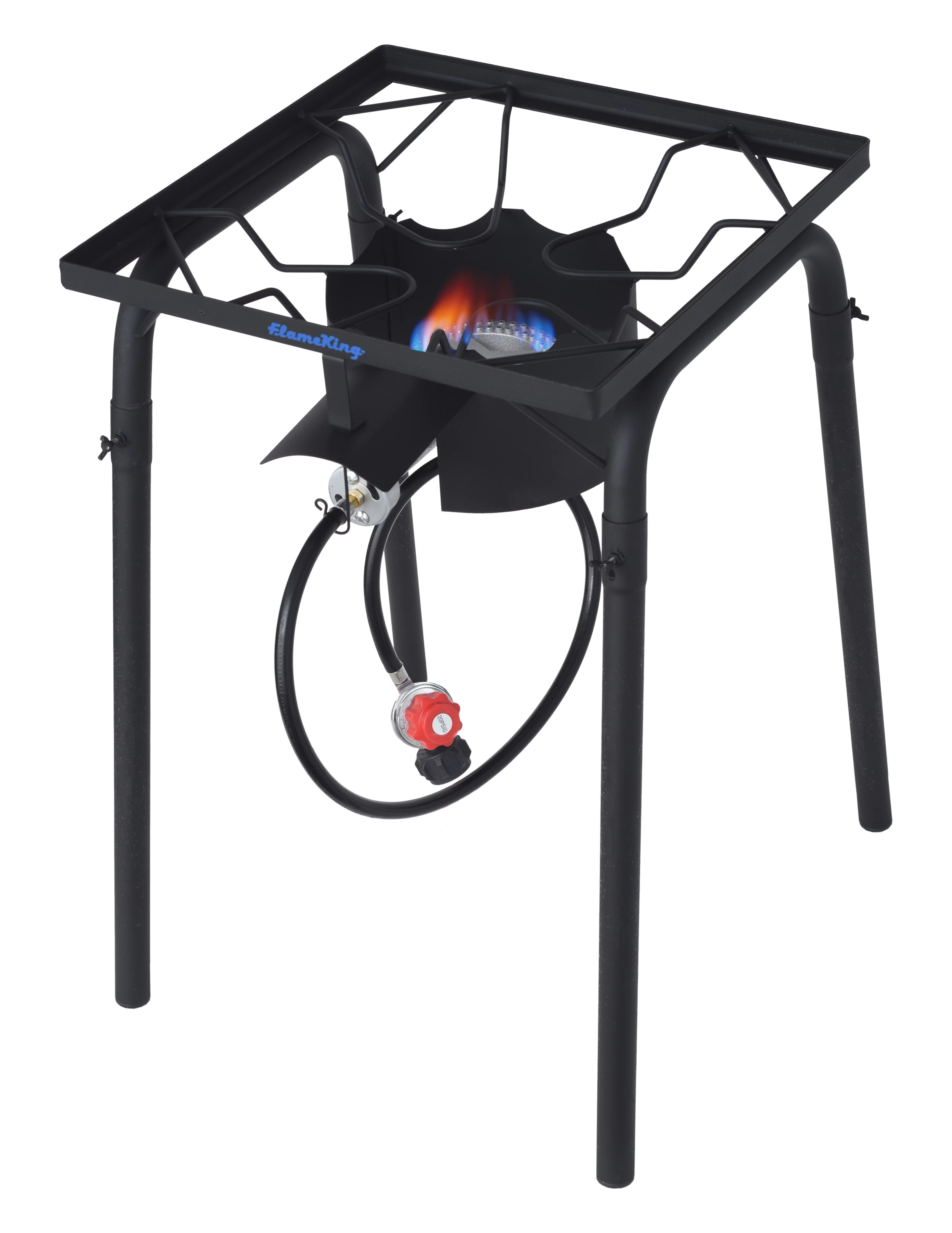 100,000 BTU LP Gas Outdoor Stove Burner with Regulator Hose