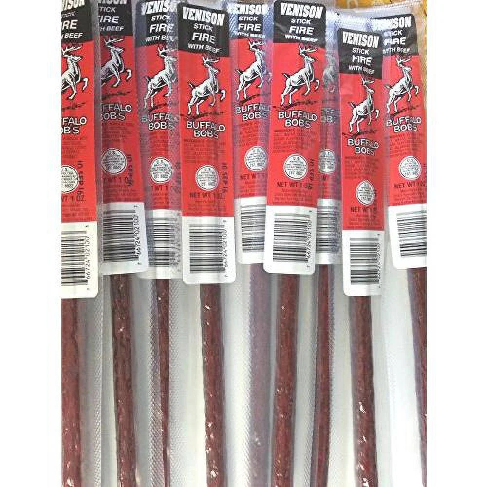 Wild Game Meat Snack Sticks- Venison Fire Snack Stick 10 Pack