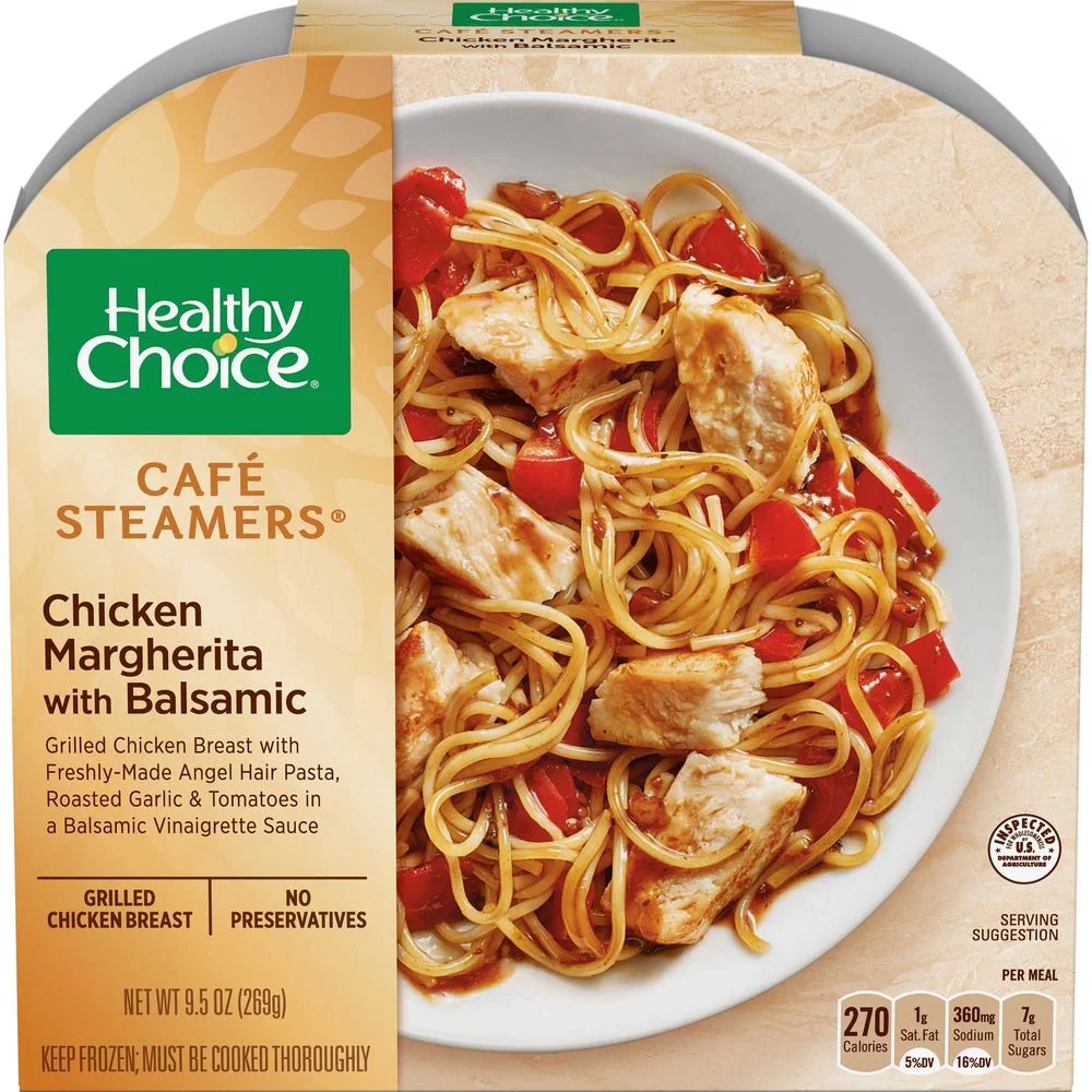 Healthy Choice Cafe Steamers Chicken Margherita with Balsamic, 9.5 Ounce -- 8 per Case. Packaged Meals