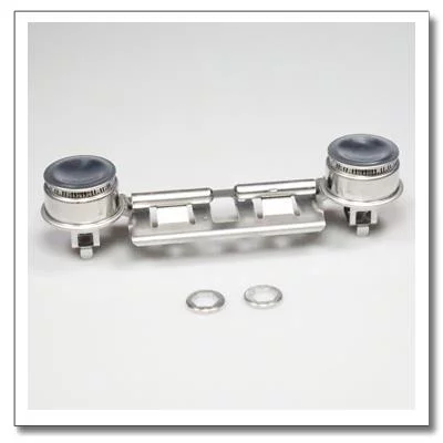 GE WB16K10026 Double Burner Assembly - OEM Part