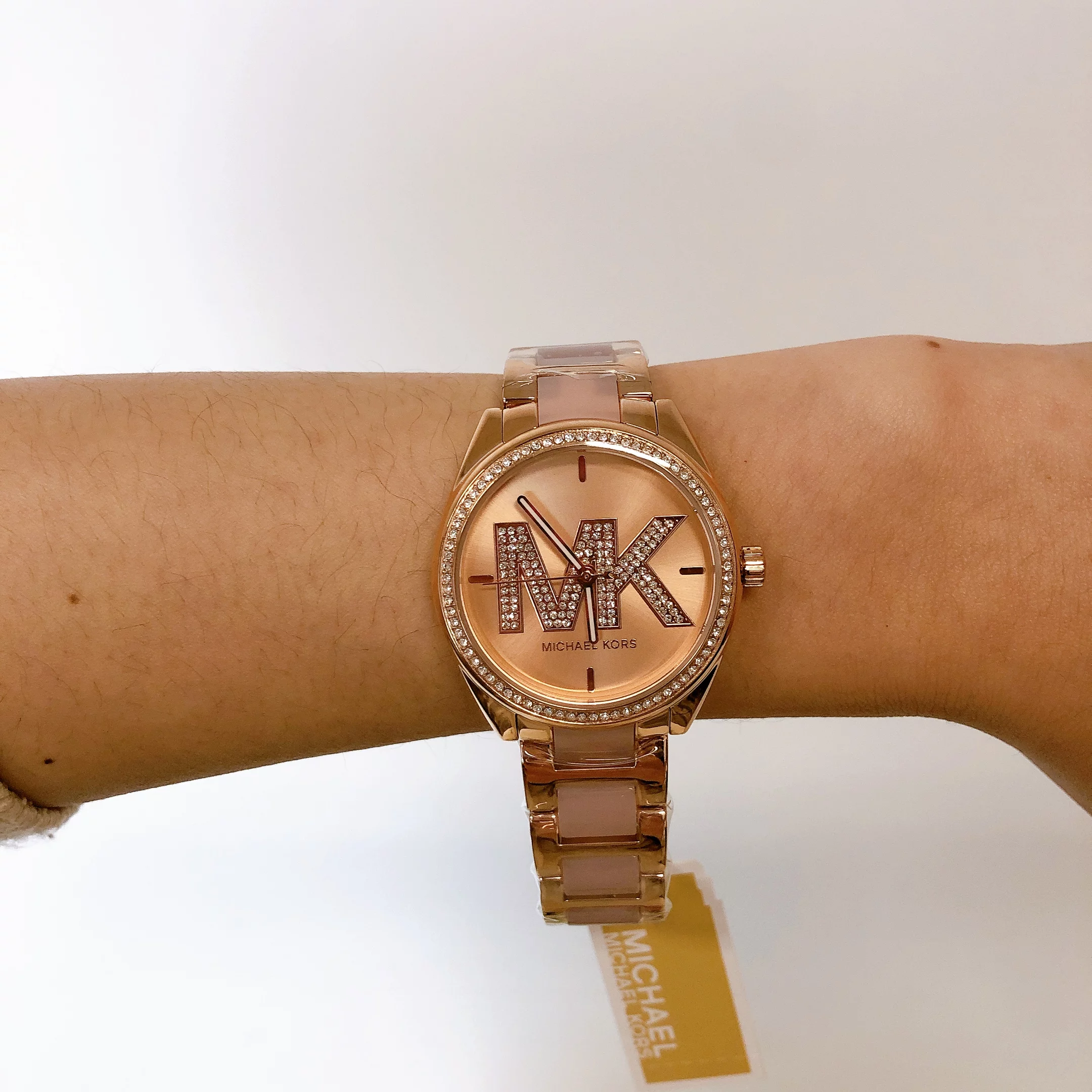 Michael Kors MK4731 Women's Janelle Three-Hand Two-Tone Stainless Steel Watch 36mm