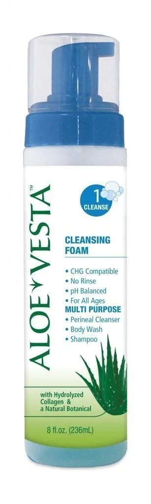 ConvaTec Aloe Vesta Cleansing Foam No-Rinse 8 oz