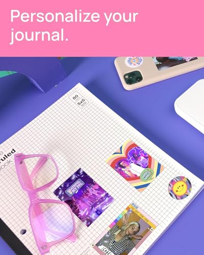 Canon Ivy 2 Mini Photo Printer (Blush Pink) - Bluetooth, Print from iOS & Android Devices, Bundle Incl. 110 Zink Sticky-Back Prints, LED Light Bar, Protective Case, and USB Cable