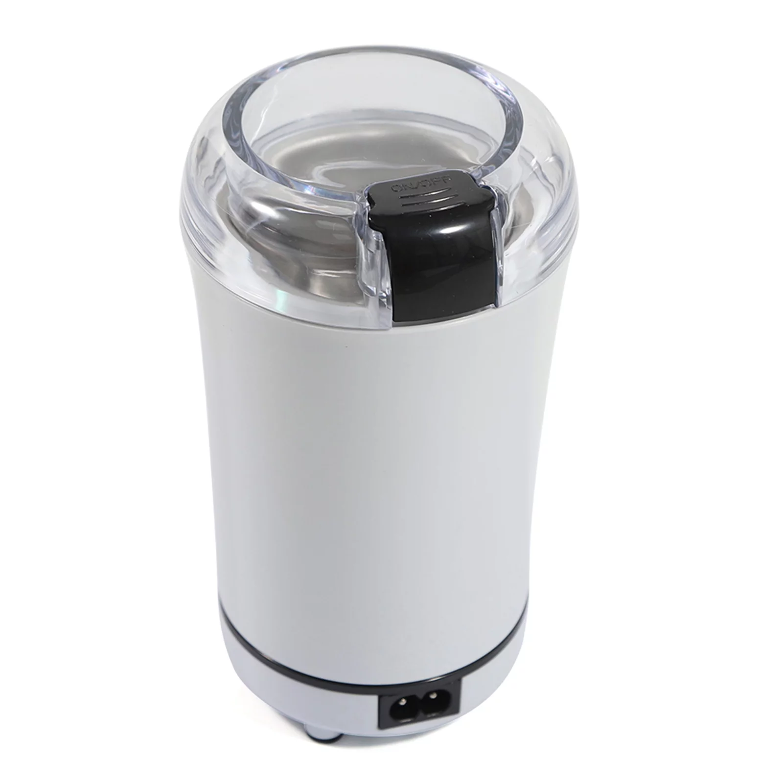 White 50g/ 110V Coffee Grinder Electric with Stainless Steel Bowl