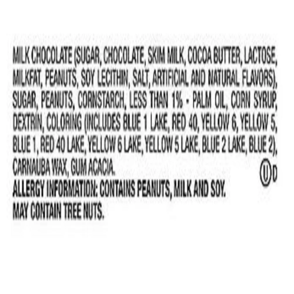 M&M'S Peanut Milk Chocolate Candy Bulk Jar (62 oz.)