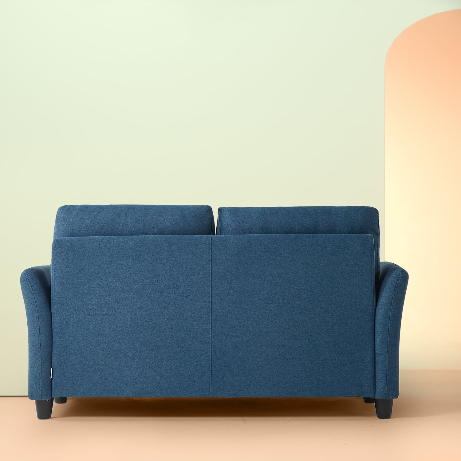 Zinus Ricardo 2-Seater Loveseat, Lyon Blue