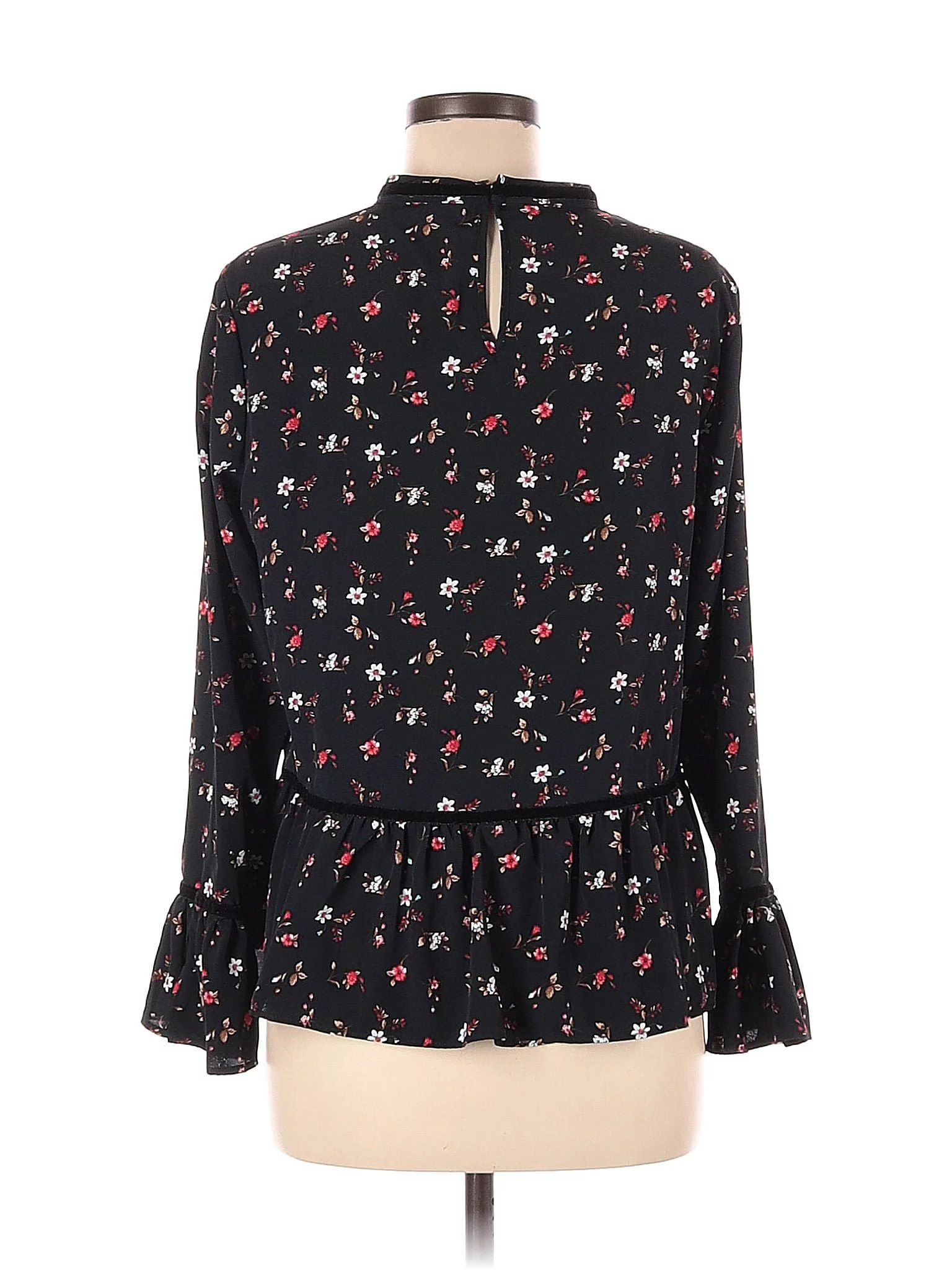 Pre-Owned Zara Basic Women's Size M Long Sleeve Blouse