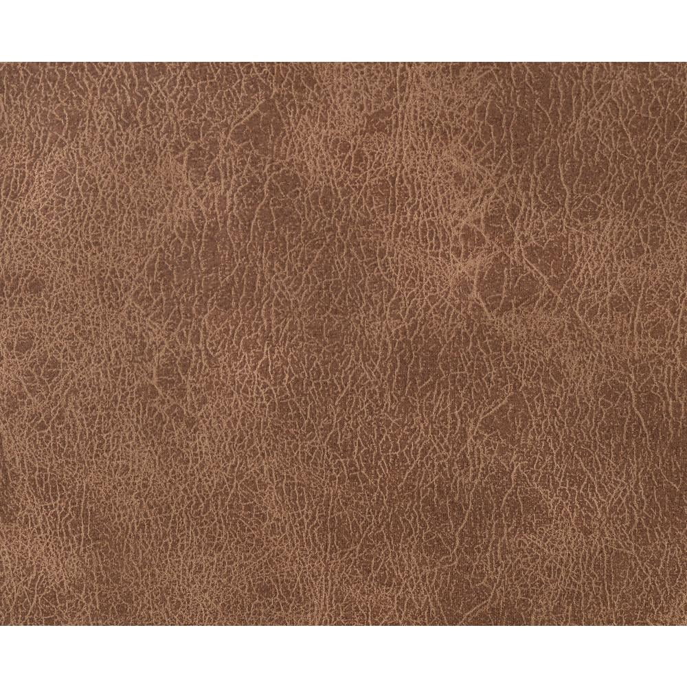 Wallace & Bay Pruitt Weathered Brown Reclining Loveseat with Dual Recliners, Center Storage, And Cupholders