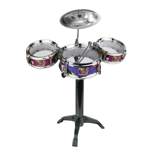 MTV Desktop Drum Set – Officially Licensed Mini Drum Kit for Kids & Adults Ages 6+, Compact Tabletop Percussion by Well Played