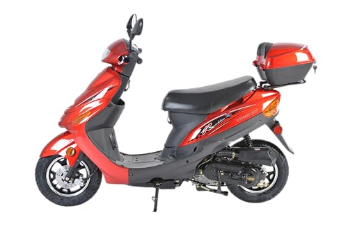 TAO 49cc / 50cc street legal fully automatic scooter moped with a Matching trunk - Choose your color