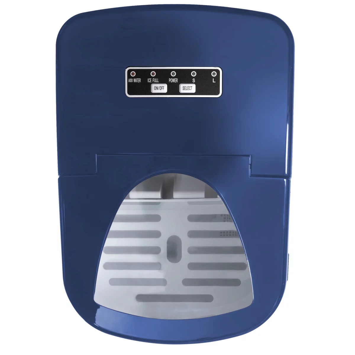 Deco Chef Blue Compact Electric Top Load Ice Maker with The Smoothies Bible Recipe Book