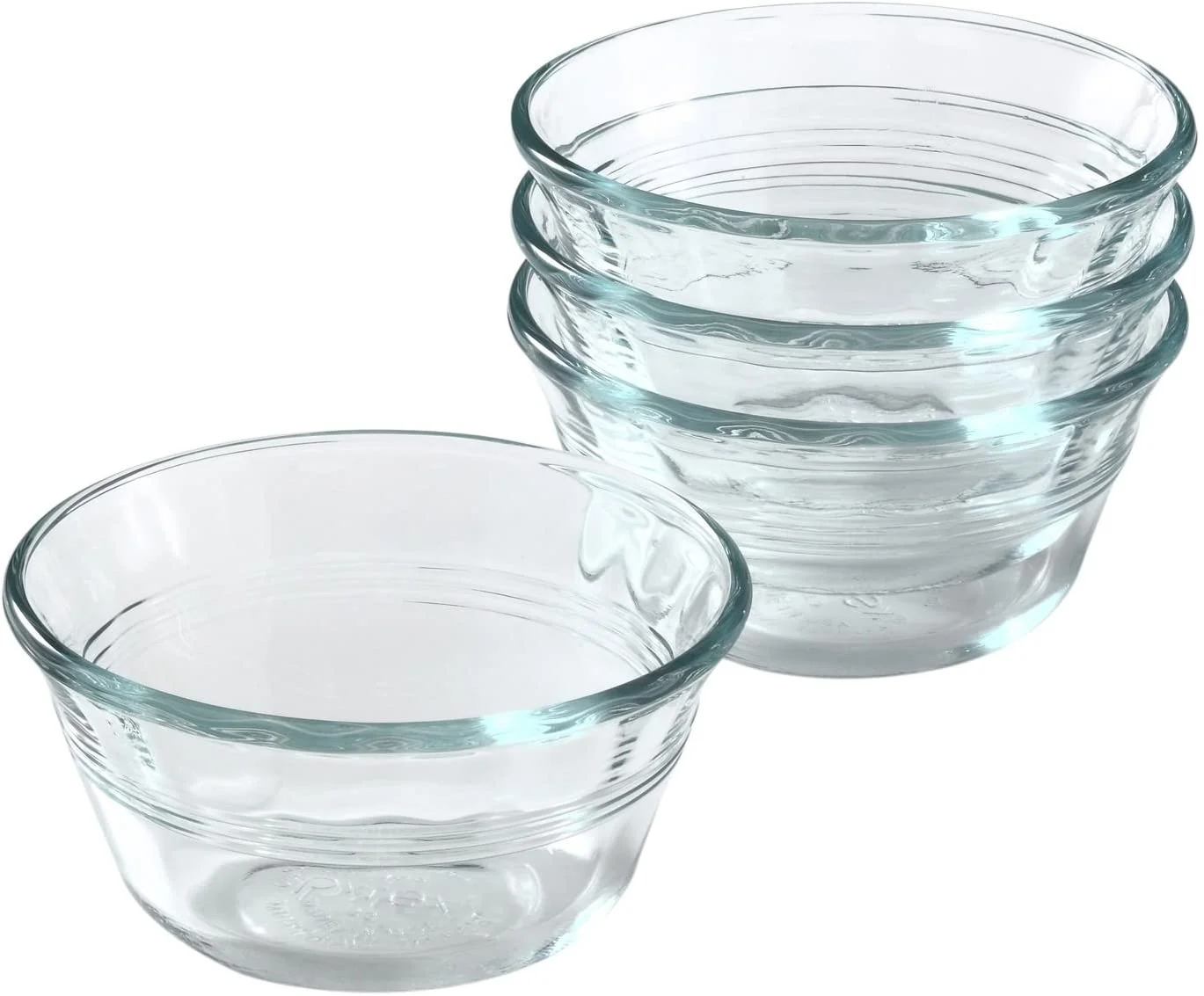 Pyrex Prepware 6-ounce Dessert, Set of 4, Clear