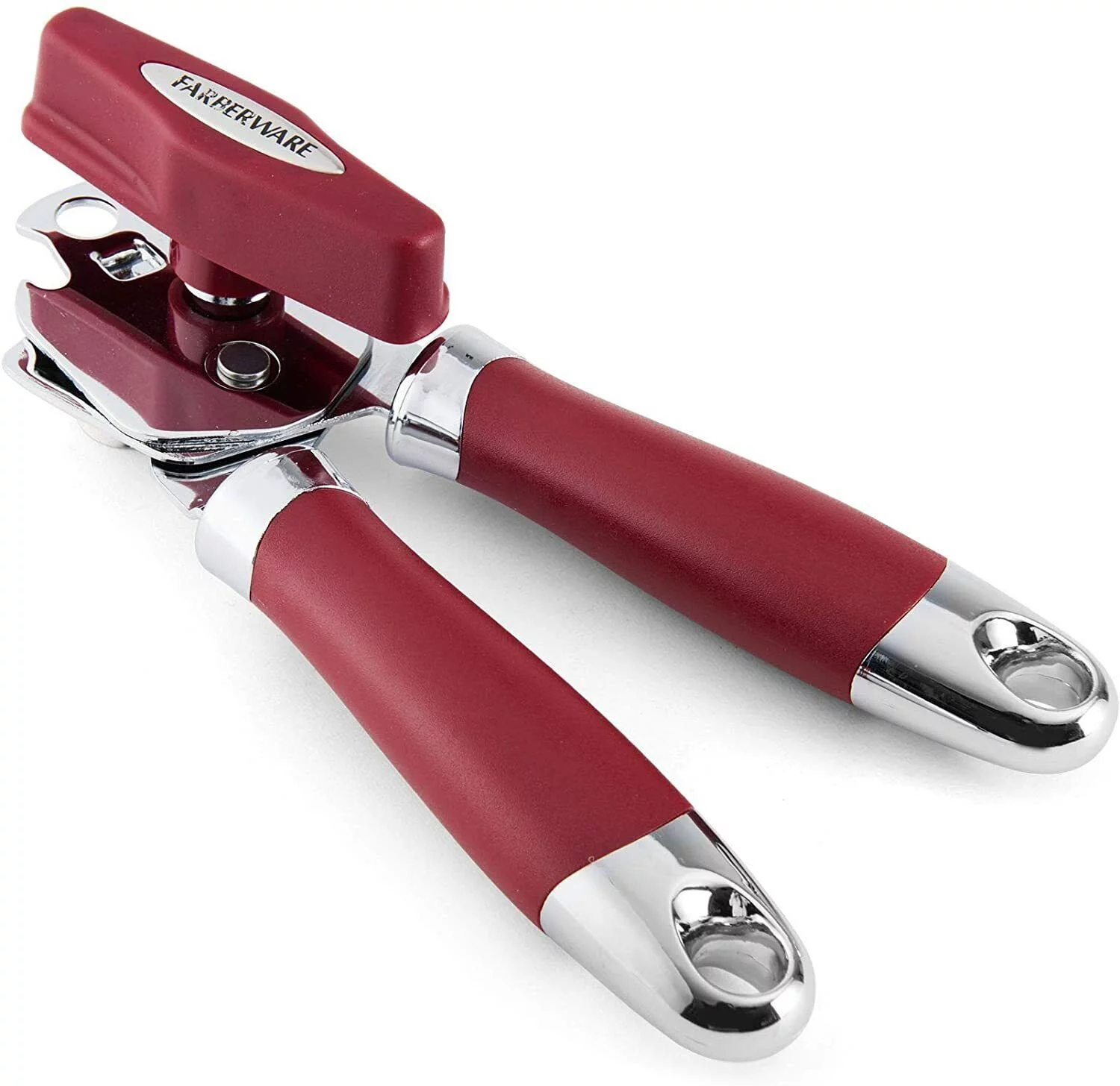 Farberware 5081743 Professional Pro2 Manual Can Opener, One Size - Red Silver