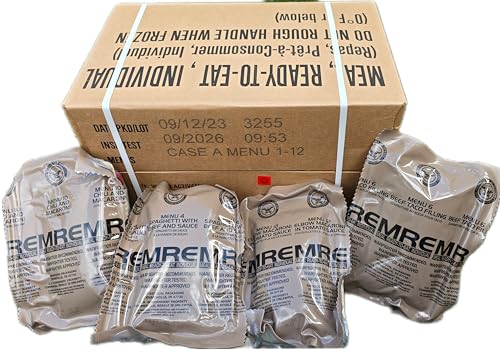 2026 Inspection Dated MREs, U.S. Military Issued, 4-Pack