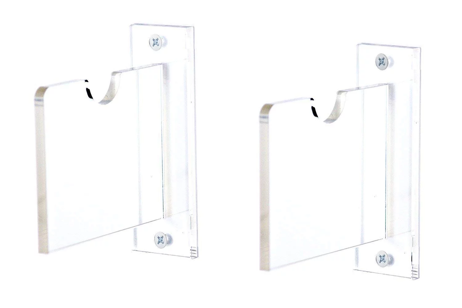 Deluxe Clear Acrylic Baseball Home Plate Wall Mount Bracket (A023-HP-SS)