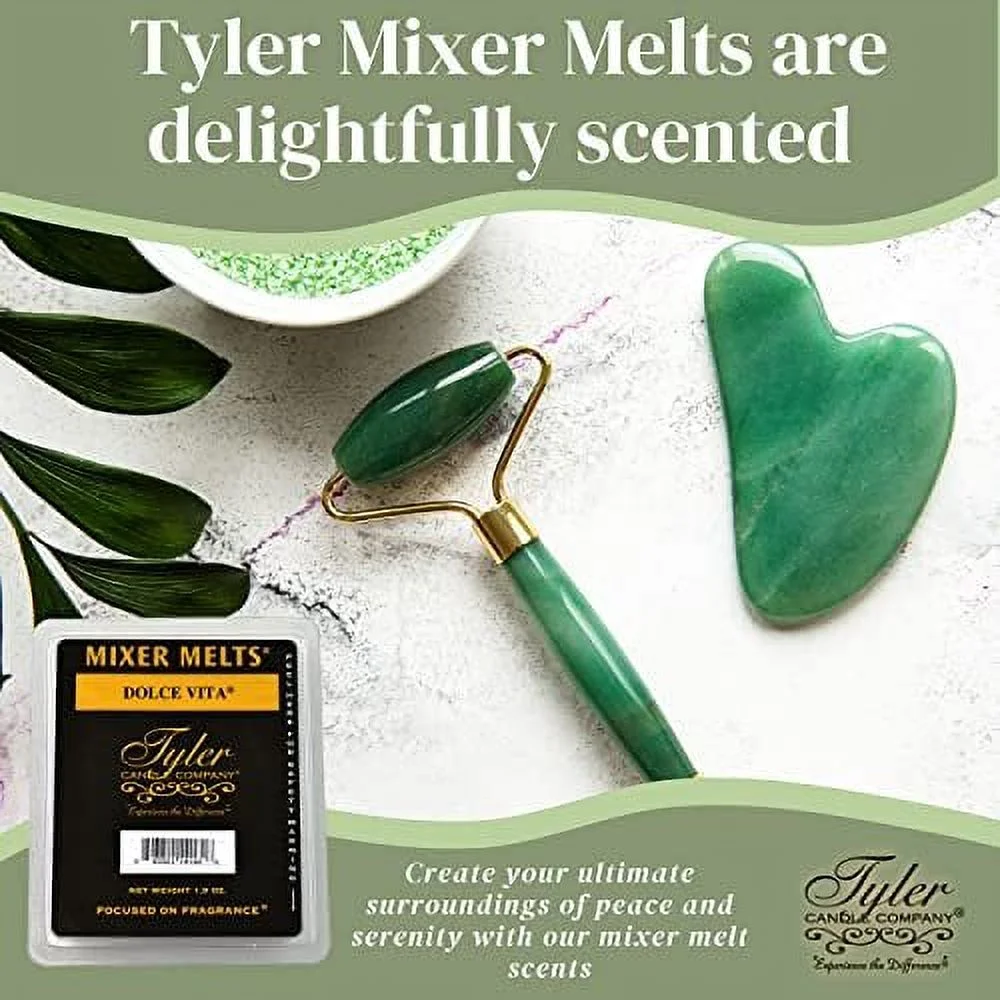 Worldwide Nutrition Tyler Candle Company Dolce Vita Scent Wax Melts - Soy Wax Scented Mixer Melts with Essential Oils for Wax Warmer - Box of 14, 6 Bars per Melt Multi Purpose Key Chain