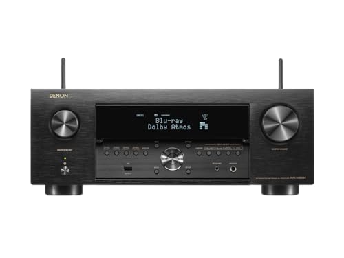 Denon AVR-X3800H 9.4-Ch Receiver - 8K UHD Home Theater AVR (105W X 9) Built-in Bluetooth, Wi-Fi & HEOS Multi-Room Streaming, Dolby Atmos, DTS:X, IMAX Enhanced & Auro 3D