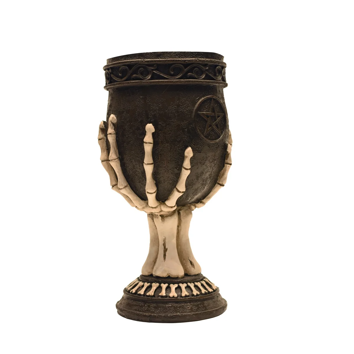 Spooky Skeleton Hands Chalice Cup Gothic Wine Goblet Halloween Mug Kitchen Home Decor