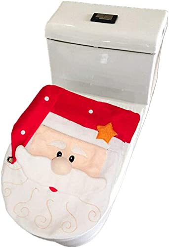Christmas Toilet Seat Cover Decorations Santa Toilet Seat Cover Christmas Decorations Bathroom